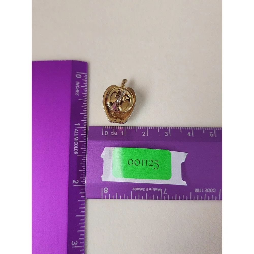 Vintage JUBILEE Signed Gold Plated Apple Pin Brooch Tie Tack FREE $HIPPING!!